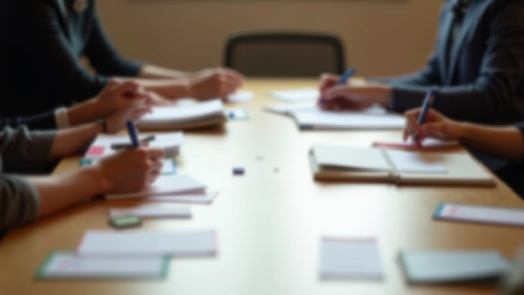 Goal-setting framework workshop with written goals and action plans